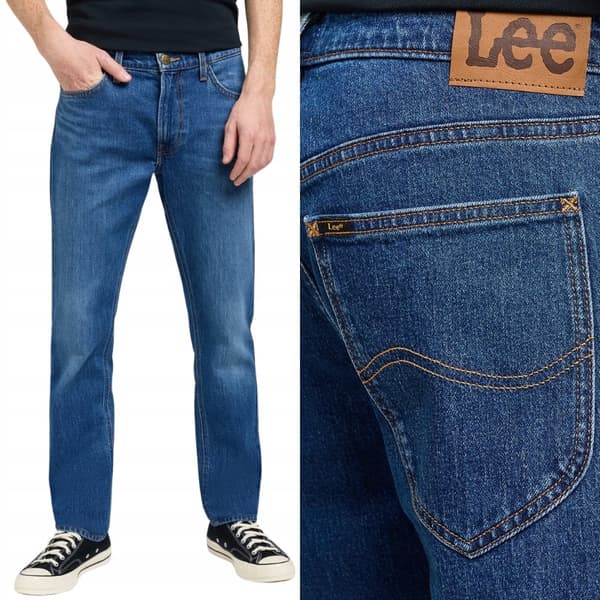 Lee DAREN REGULAR STRAIGHT Dark Skye STRAIGHT DARK DENIM W33 L32