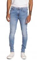 Miniatyrbillede 3 af 6: Lee MALONE SKINNY Amethyst SKINNY BLÅ STRETCH THIN DENIM W33 L32