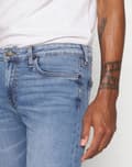 Miniatyrbillede 5 af 6: Lee MALONE SKINNY Amethyst SKINNY BLÅ STRETCH THIN DENIM W33 L32