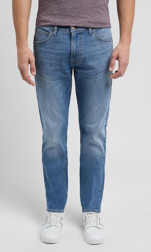 Lee DAREN REGULAR Williamsburg ENKLE LETTE TYNDE SOMMERJEANS W32 L30