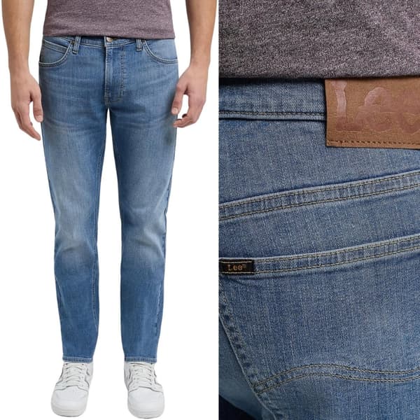 Lee DAREN REGULAR Williamsburg ENKLE LETTE TYNDE SOMMERJEANS W32 L30