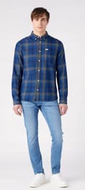 Pikkukuva 5 / 7: Wrangler BRYSON SKINNY Halt SKINNY BLUE DENIM W36 L32