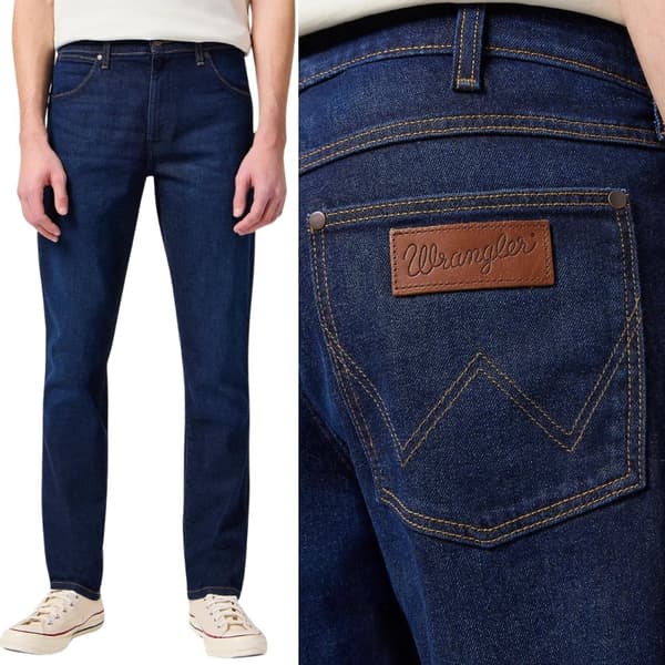 Wrangler LARSTON SLIM TAPERED Landed TAPERED NAVY DENIM W33 L36