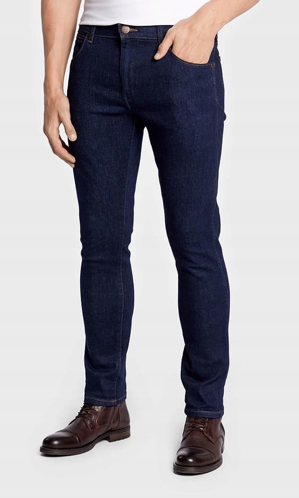 Wrangler LARSTON SLIM Day Drifter TAPERED NAVY DENIM W33 L36