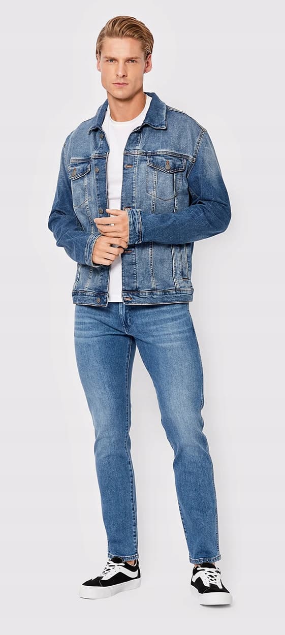 Wrangler LARSTON SLIM TAPERED Uusi suosikki TAPERED BLUE -FARKUT W34 L36