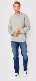 Miniatyrbillede 5 af 6: Wrangler Greensboro Heartbreaker Straight Dark Denim W36 L34