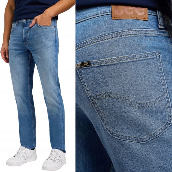 Lee BROOKLYN STRAIGHT Williamsburg CLASSIC LIGHT SOFT DENIM W36 L30