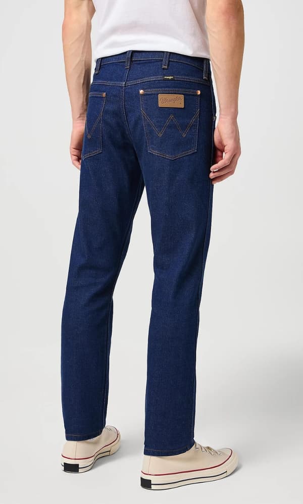 Wrangler 11MWZ ORIGINAL SLIM Rinse FITTED MARINBLÅ DENIM W33 L34
