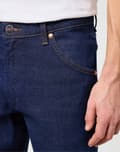 Miniatyrbild 6 av 7: Wrangler 11MWZ ORIGINAL SLIM Rinse FITTED MARINBLÅ DENIM W33 L34