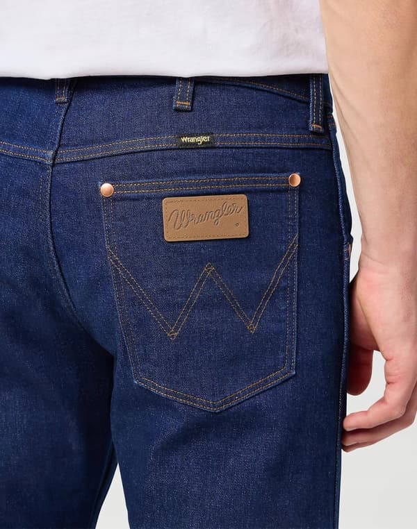 Wrangler 11MWZ ORIGINAL SLIM Rinse FITTED MARINBLÅ DENIM W33 L34