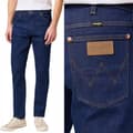 Miniatyrbild 1 av 7: Wrangler 11MWZ ORIGINAL SLIM Rinse FITTED MARINBLÅ DENIM W33 L34