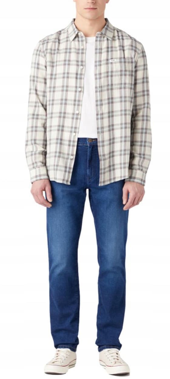 Wrangler RIVER TRUE TAPERED Far Away KLASSISK TAPERED MÖRK DENIM W33 L32