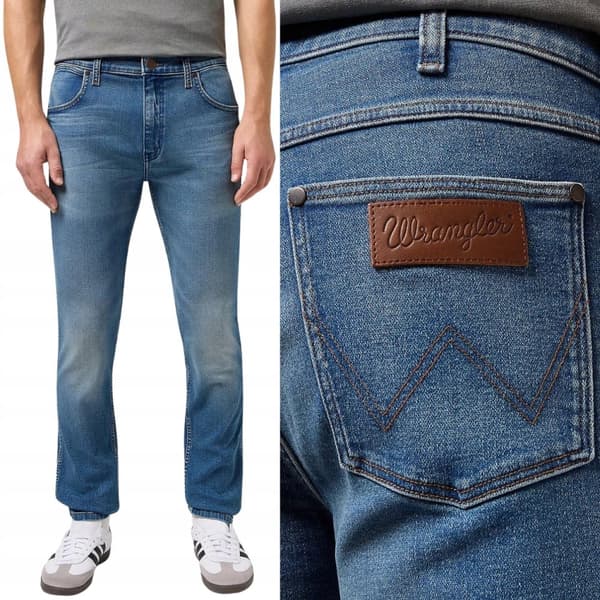 Wrangler GREENSBORO Käsintehdyt EPIC SOFT SUPER SOFT STRETCH DENIM -farkut W38 L34