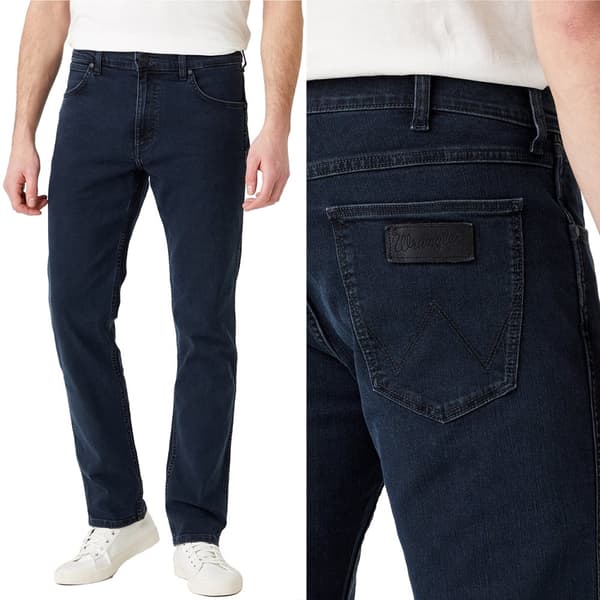 Wrangler GREENSBORO Iron Blue NAVY DENIM W42 L30
