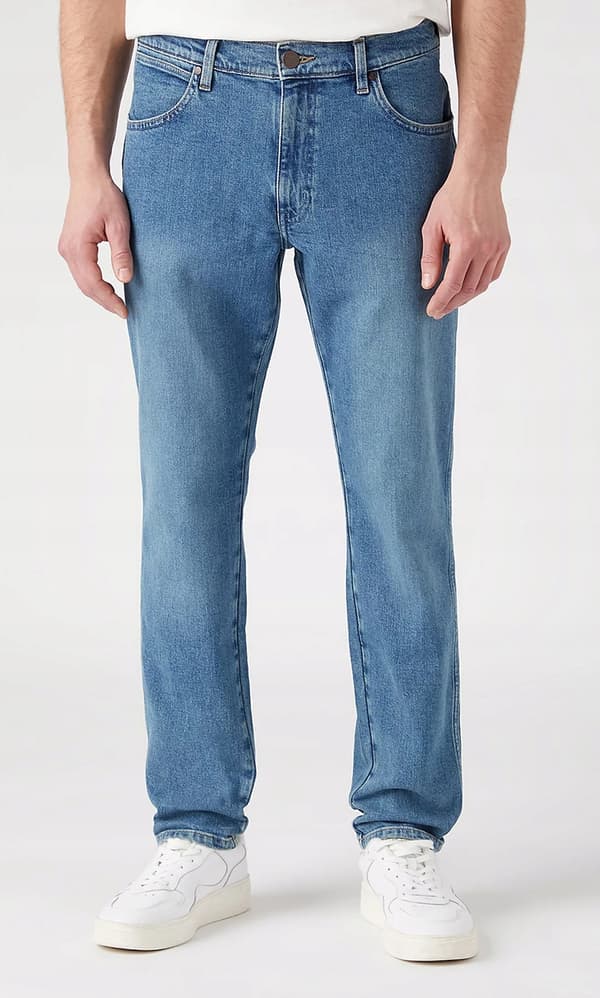 Wrangler RIVER TRUE TAPERED Octane SLIGHTLY TAPERED COMFORTBLUE DENIM W32 L32