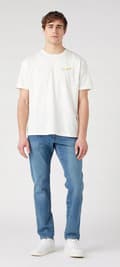 Pikkukuva 5 / 7: Wrangler RIVER TRUE TAPERED Octane SLIGHTLY TAPERED COMFORTBLUE DENIM W32 L32