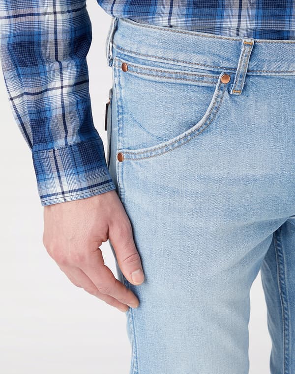 Wrangler 11MWZ SLIM Horizon FITTED SUORA SININEN FARKKU W33 L34