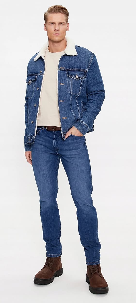 Wrangler LARSTON SLIM Harris EPIC SOFT BLØD KOMFORTABEL DENIM W36 L34