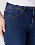 Miniatyrbild 6 av 7: Wrangler SLIM Kensington FITTED RAKIGT HIGH WAIST MÖRK DENIM W27 L32