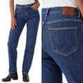 Pikkukuva 1 / 7: Wrangler STRAIGHT Dark Turn STRAIGHT HIGH WAIST DARK DENIM W28 L34