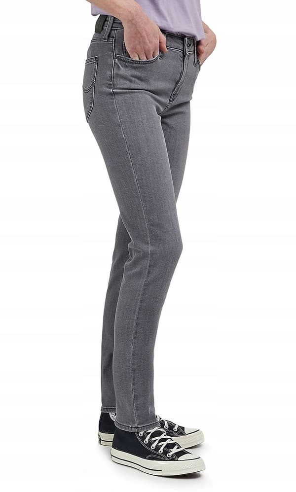 Lee ELLY SLIM Regal Grey STRAIGHT FIT GRÅ DENIM W31 L31