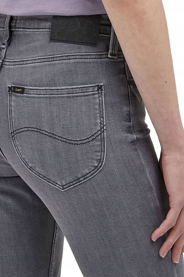 Lee ELLY SLIM Regal Grey STRAIGHT FIT GRÅ DENIM W31 L31