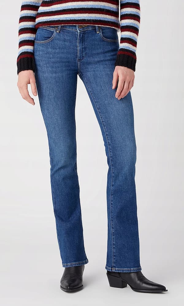 Wrangler BOOTCUT Renegade Body Bespoke FLARE DARK DENIM W28 L32
