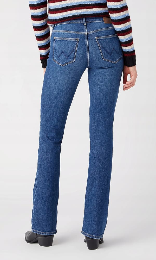 Wrangler BOOTCUT Renegade Body Bespoke FLARE DARK DENIM W28 L32
