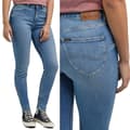Pikkukuva 1 / 8: Lee SCARLETT HIGH Bright Storms SKINNY HIGH WAIST BLUE DENIM W28 L31