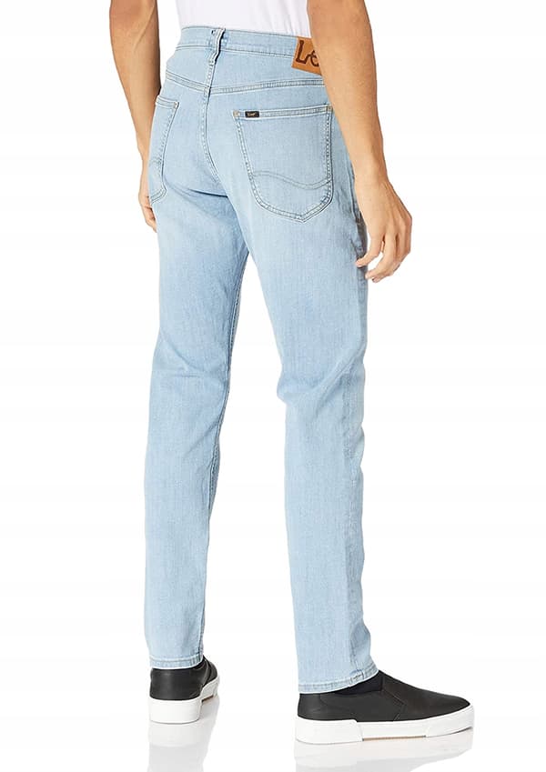 Lee LUKE SLIM TAPERED Bleached Cody SKINNY LIGHT DENIM W36 L32
