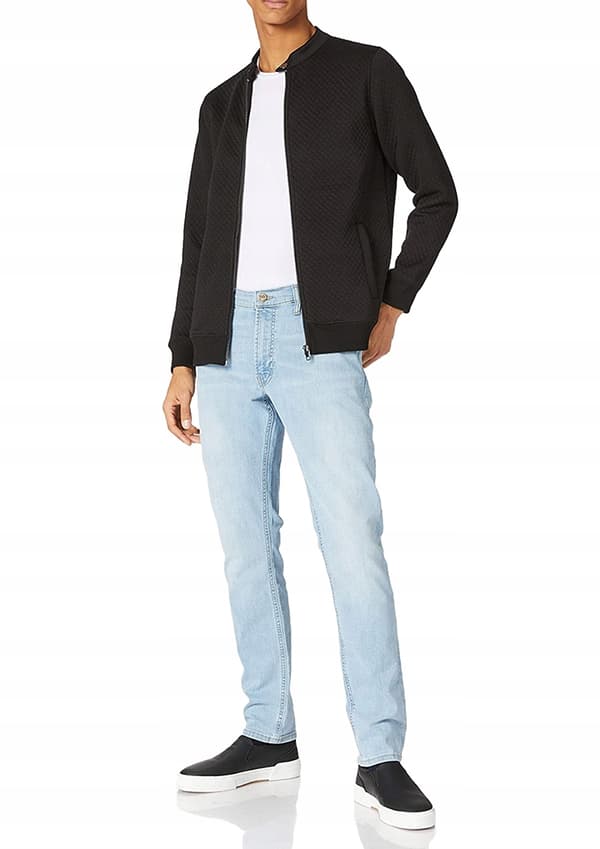 Lee LUKE SLIM TAPERED Bleached Cody SKINNY LIGHT DENIM W36 L32
