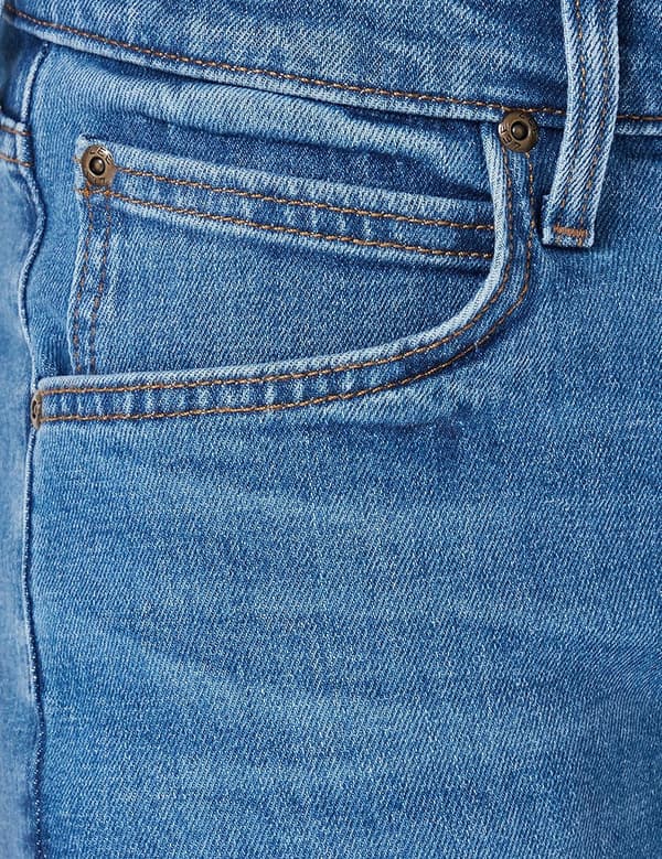 Lee LUKE SLIM Blue Shadow Mid INDIGOOD JEANS BLÅ JEANS W38 L32