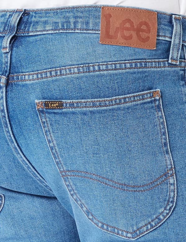 Lee LUKE SLIM Blue Shadow Mid INDIGOOD JEANS BLÅ JEANS W38 L32