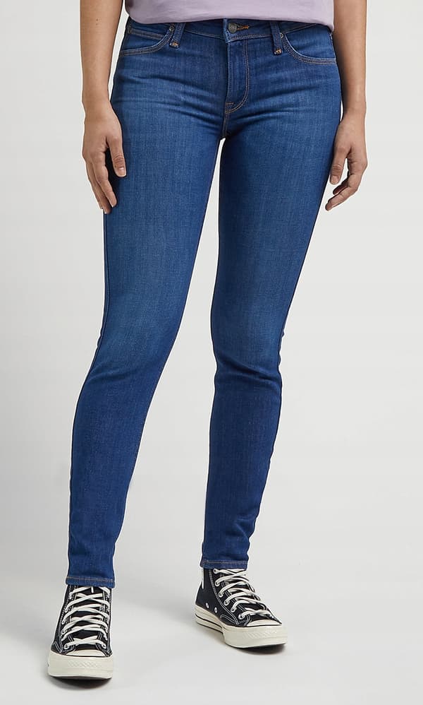 Lee SCARLETT SKINNY Night Sky TUMMANSINETTISET FARKUT N27 L31