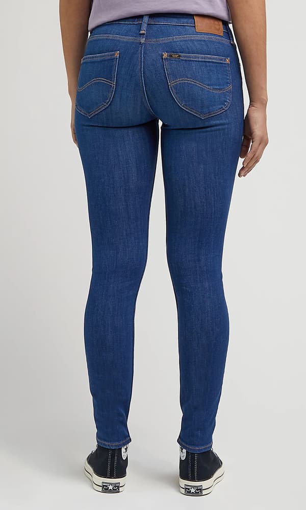 Lee SCARLETT SKINNY Night Sky TUMMANSINETTISET FARKUT N27 L31