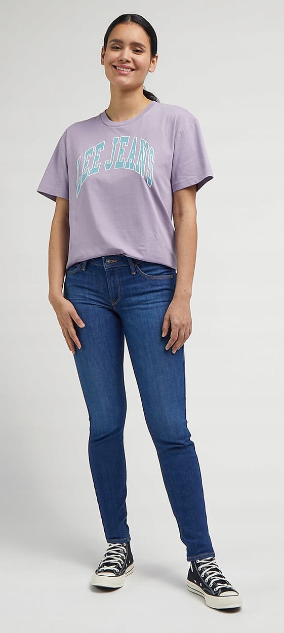 Lee SCARLETT SKINNY Night Sky TUMMANSINETTISET FARKUT N27 L31