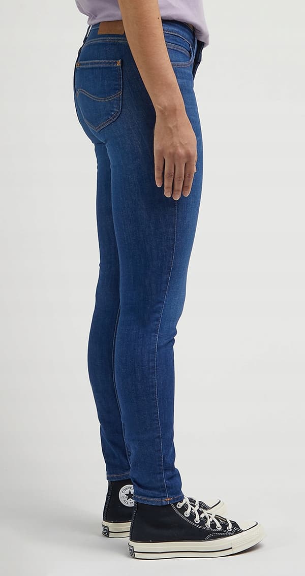 Lee SCARLETT SKINNY Night Sky TUMMANSINETTISET FARKUT N27 L31