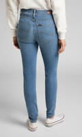 Pikkukuva 4 / 8: Lee SCARLETT HIGH Mid Blue SKINNY HIGH WAIST BLUE DENIM W28 L33