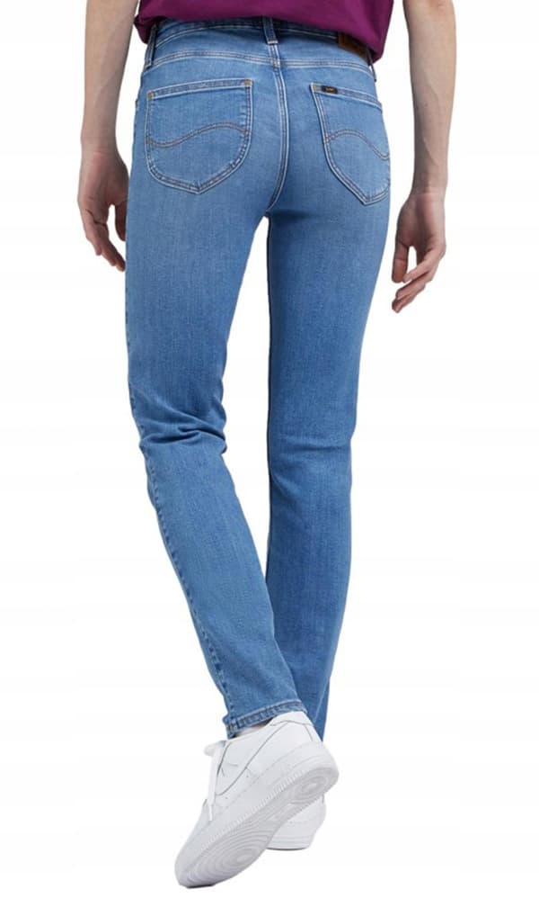 Lee ELLY SLIM Majestic Wave FIT BLÅ JEANS W31 L31