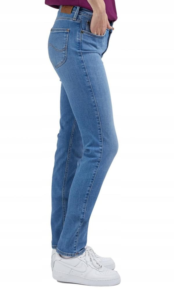 Lee ELLY SLIM Majestic Wave FIT BLÅ JEANS W31 L31