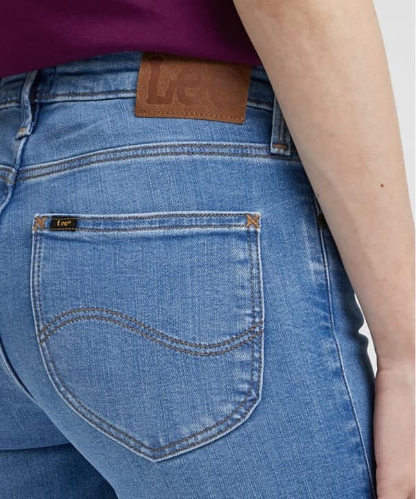 Lee ELLY SLIM Majestic Wave FIT BLÅ JEANS W31 L31