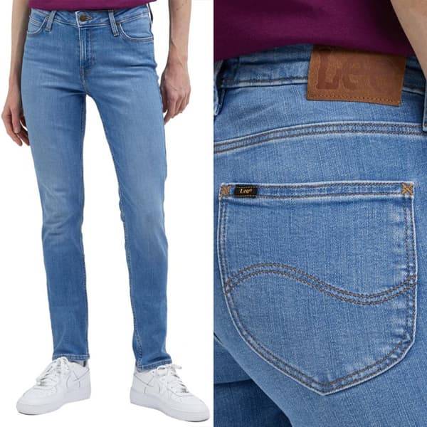 Lee ELLY SLIM Majestic Wave FIT BLÅ JEANS W31 L31