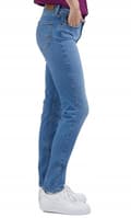 Miniatyrbild 6 av 8: Lee ELLY SLIM Majestic Wave FITTED RAKIGT BLÅ DENIM W29 L31