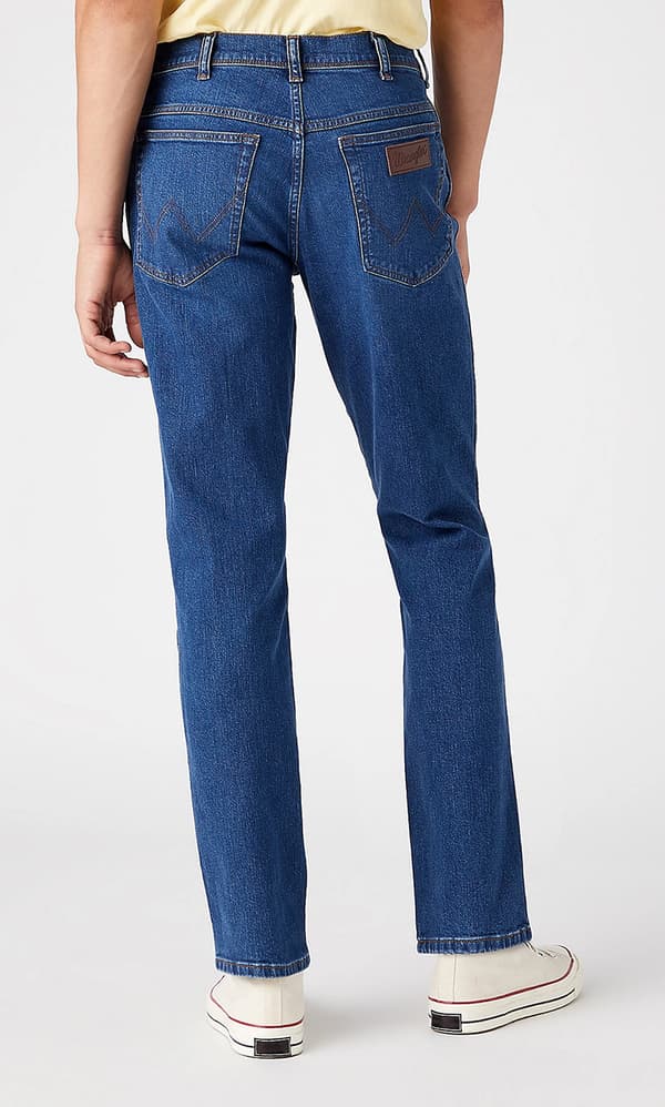 Wrangler Texas Authentic Raka Game On Mörka Jeans W34 L32