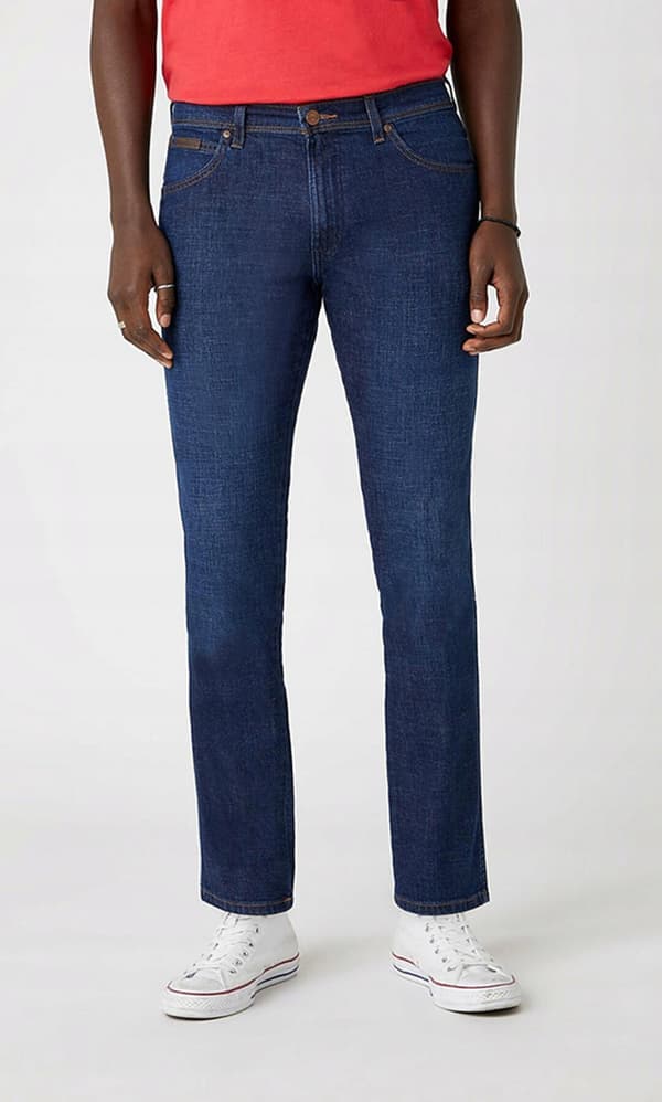 Wrangler Texas Rinse & Shine Tunn Marinblå Jeans W34 L30