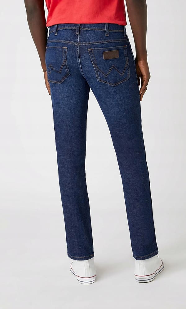 Wrangler Texas Rinse & Shine Tunn Marinblå Jeans W34 L30