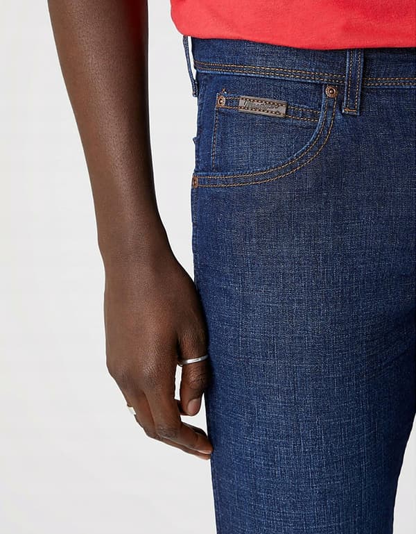 Wrangler Texas Rinse & Shine Tunn Marinblå Jeans W34 L30