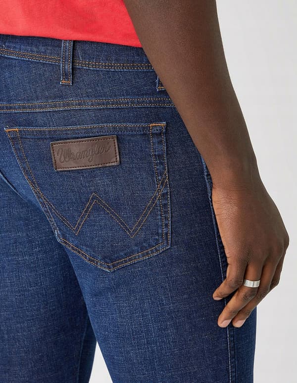 Wrangler Texas Rinse & Shine Tunn Marinblå Jeans W34 L30