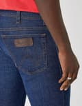 Miniatyrbild 7 av 7: Wrangler Texas Rinse & Shine Tunn Marinblå Jeans W34 L30