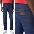 Miniatyrbild 1 av 7: Wrangler Texas Rinse & Shine Tunn Marinblå Jeans W34 L30